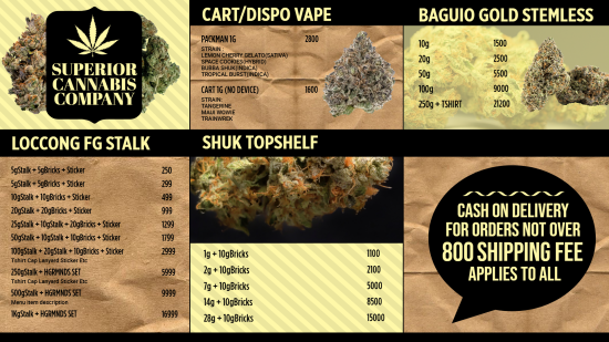 Awesome Dispensary vape digital menu  | Cannamako Cannabis (Marijuana) digital menu maker